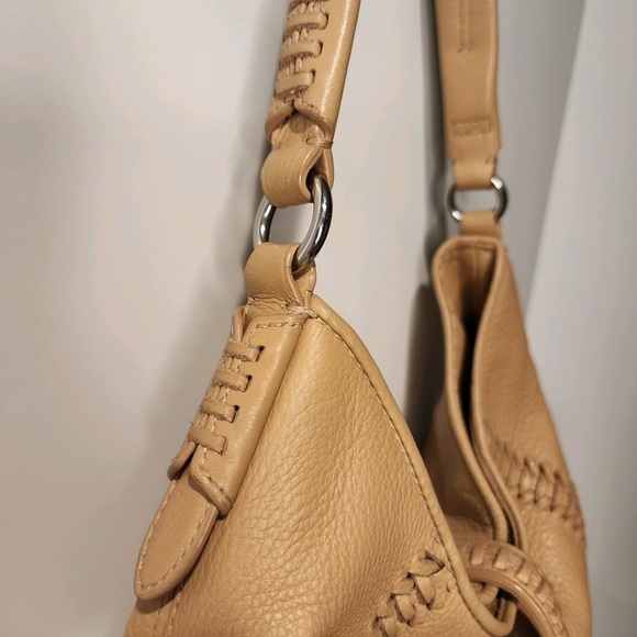 Ralph Lauren Indian Cove Soft Genuine Pebbled Leather Large Hobo/Shoulder Bag - Picture 6 of 15